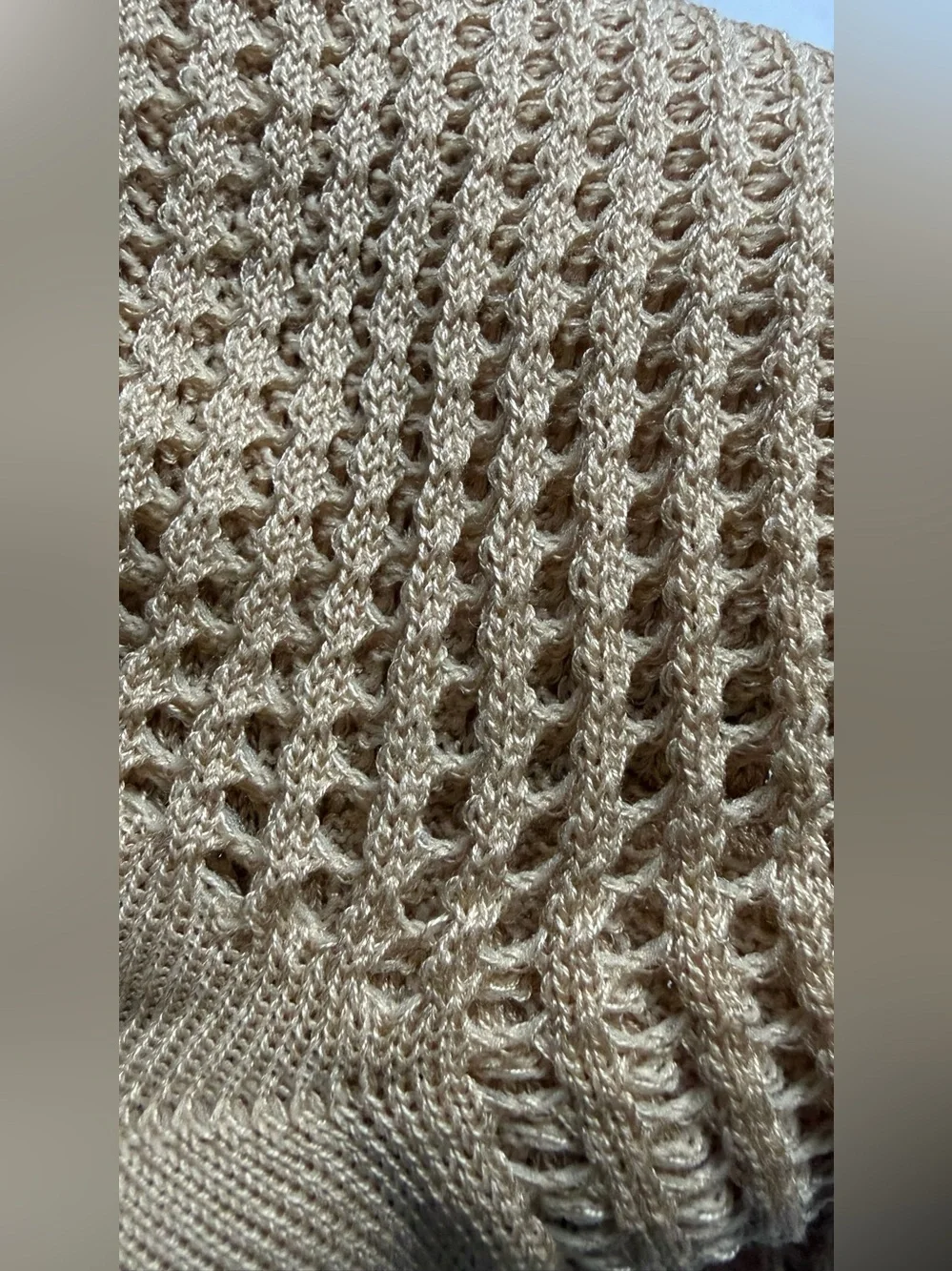 Maria La Rosa Crochet Socks Beige New
